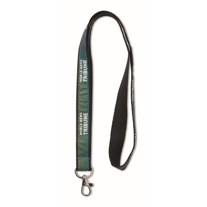 Lanyard iridiscente personalizado